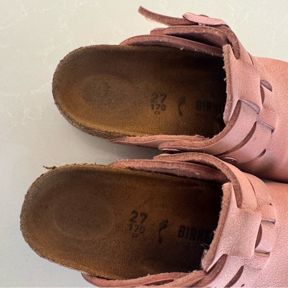 BIRKENSTOCK Kids Kay Pink Clay Birkibuc Size C9 - Picture 5 of 7